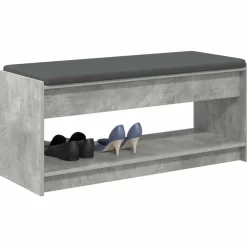 vidaXL Banc d'entrée avec coussin 103 x 38 x 45 cm