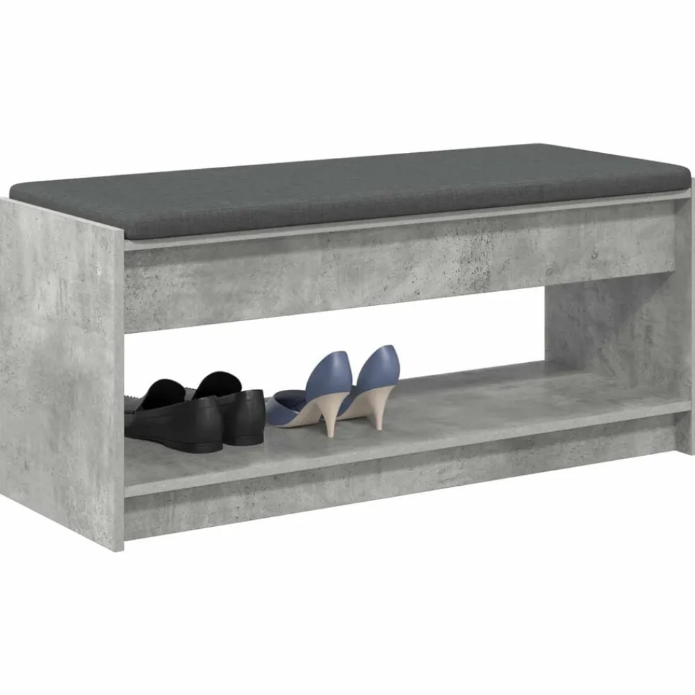 vidaXL Banc d'entrée avec coussin 103 x 38 x 45 cm