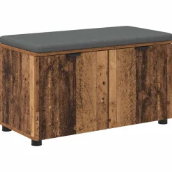 vidaXL Banc d'entrée avec coussin 80 x 38 x 46 cm
