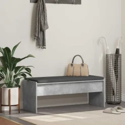 vidaXL Banc d'entrée avec coussin 103 x 38 x 40 cm