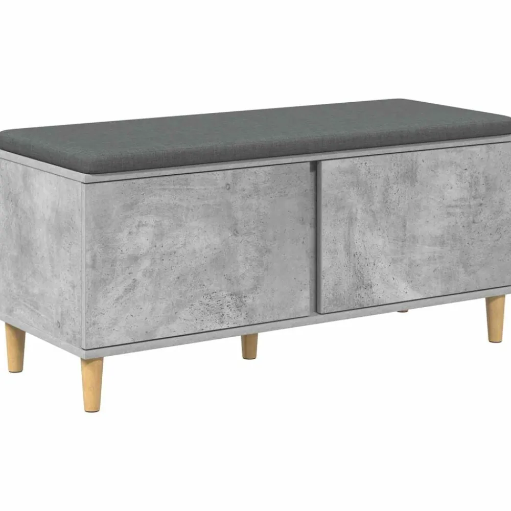 vidaXL Banc d'entrée avec coussin 100 x 38 x 46 cm