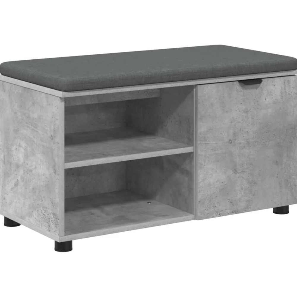 vidaXL Banc d'entrée avec coussin 80 x 38 x 46 cm