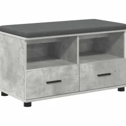 vidaXL Banc d'entrée avec coussin 80 x 38 x 46 cm