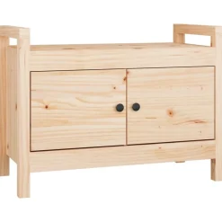 vidaXL Banc d'entrée 80x40x60 cm Bois de pin massif