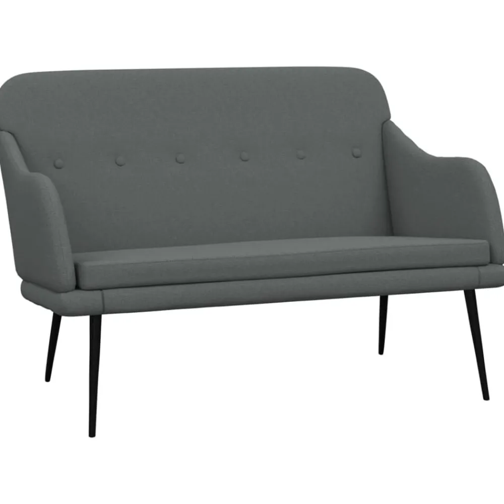 vidaXL Banc 110x76x80 cm Tissu