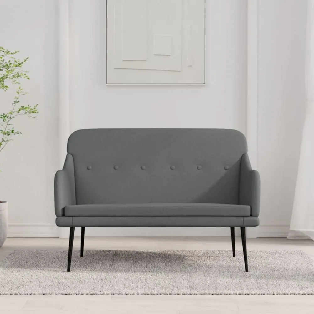 vidaXL Banc 110x76x80 cm Tissu