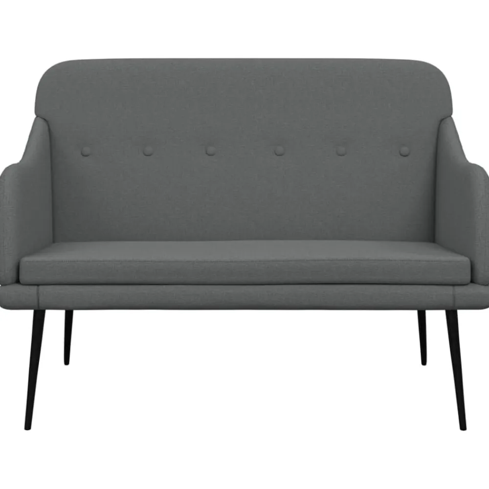 vidaXL Banc 110x76x80 cm Tissu