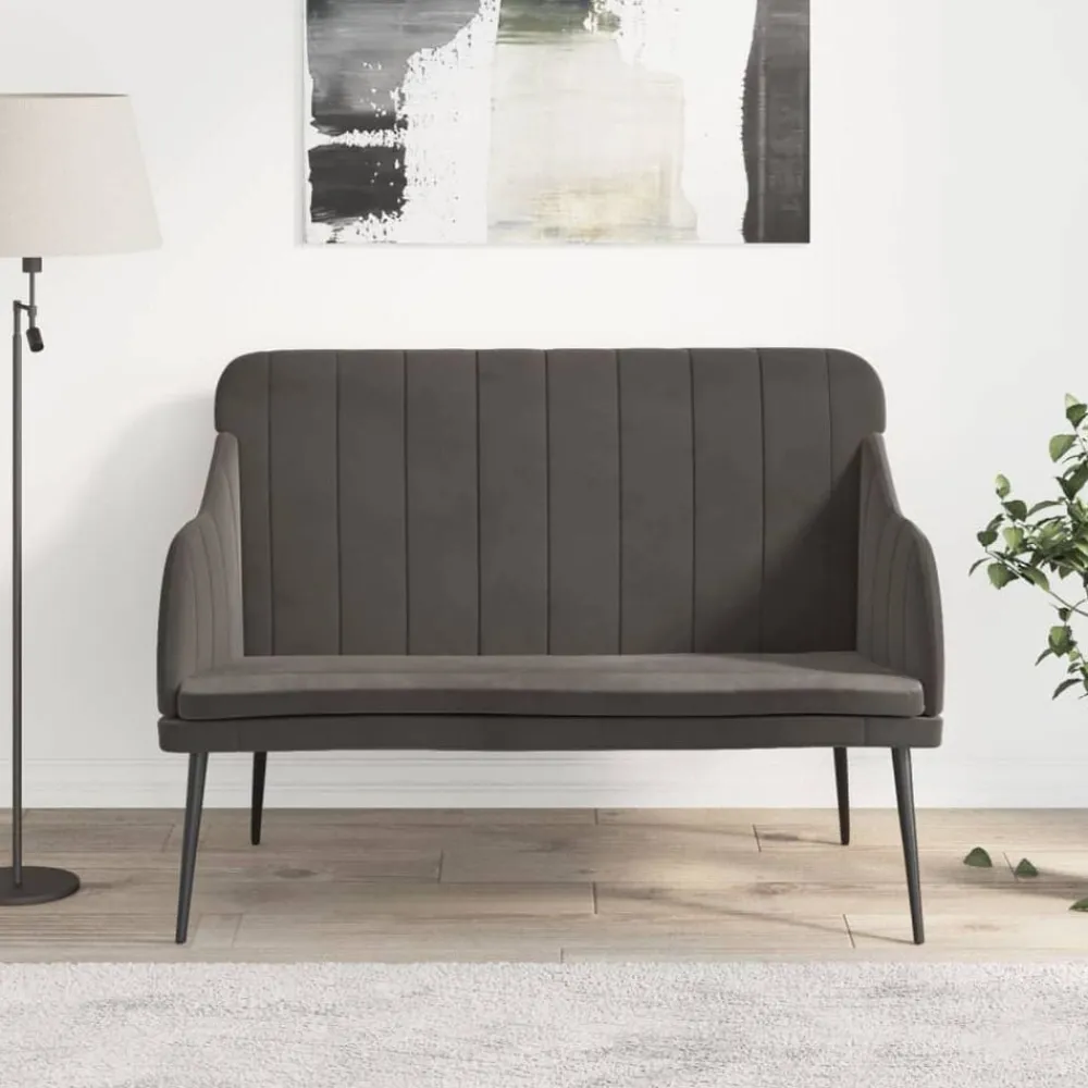 vidaXL Banc 110x76x80 cm Velours