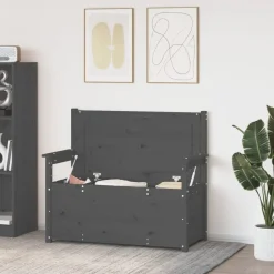 vidaXL Banc 112,5x51,5x96,5 cm Bois de pin massif