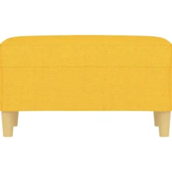 Bancs-vidaXL Banc 70x35x41 cm Tissu Jaune clair