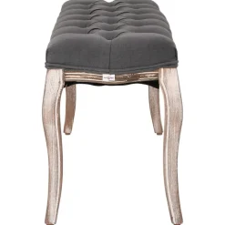 vidaXL Banc Lin Bois solide 110x38x48 cm
