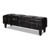 vidaXL Banc long de rangement marron