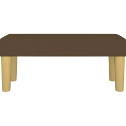 Bancs-vidaXL Banc 70x30x30 cm Tissu Marron foncé