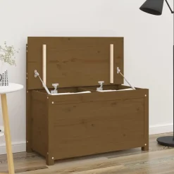 Bancs-vidaXL Banc 80x41x77 cm Bois de pin massif marron miel