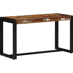 Bancs-vidaXL Banc multicolore 80x35x45 cm bois massif récupération