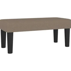 Bancs-vidaXL Banc 70x30x30 cm Tissu Taupe