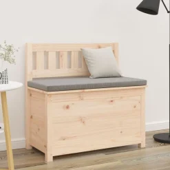 Bancs-vidaXL Banc 80x41x77 cm Bois de pin massif Naturel