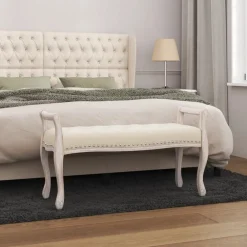 vidaXL Banc 110x45x60 cm lin