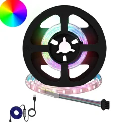 vidaXL Bande LED 2 pcs Noir et Transparent 450 mm Cuivre et plastique