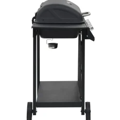 vidaXL Barbecue au gaz avec 6 zones de cuisson Acier