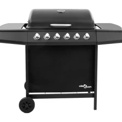 Arts De La Table & Arts Culinaires-vidaXL Barbecue gril à gaz avec 6 brûleurs Noir