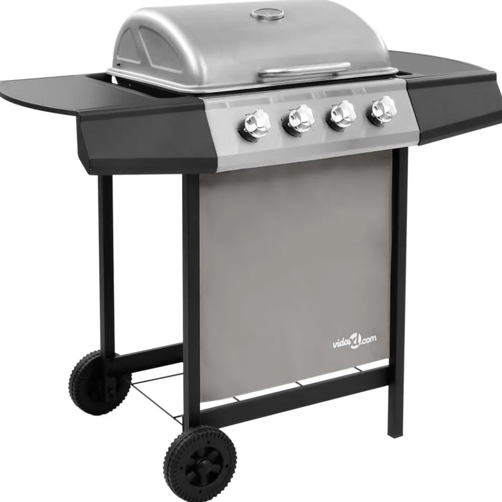 vidaXL Barbecue gril à gaz avec 4 brûleurs