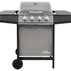 vidaXL Barbecue gril à gaz avec 4 brûleurs