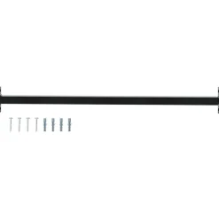 Matériaux De Construction-vidaXL Barre de sécurité de fenêtre réglable 710 -1200 mm Acier Noir