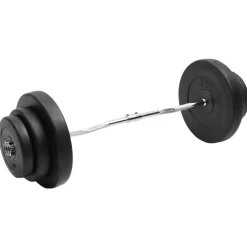 Entraînement & Fitness-vidaXL Barre d'haltères ondulée avec plaques 60 kg