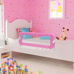 vidaXL Barrière de sécurité de lit d'enfant 120x42 cm Polyester
