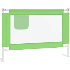 Accessoires De Sécurité Pour Bébés-vidaXL Barrière de sécurité de lit enfant 90x25 cm Tissu Vert