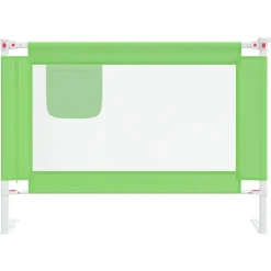 Accessoires De Sécurité Pour Bébés-vidaXL Barrière de sécurité de lit enfant 90x25 cm Tissu Vert