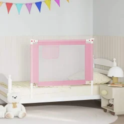 vidaXL Barrière de sécurité de lit d'enfant 100x25 cm Tissu