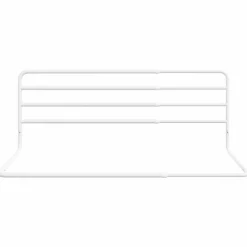 Accessoires De Sécurité Pour Bébés-vidaXL Barrière de sécurité de lit d'enfant Blanc (76-137)x55 cm Fer
