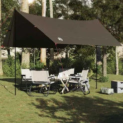 Loisirs De Plein Air-vidaXL Bâche de camping 438x376x212 cm imperméable Marron