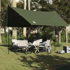 Loisirs De Plein Air-vidaXL Bâche de camping 438x376x212 cm imperméable Vert olive