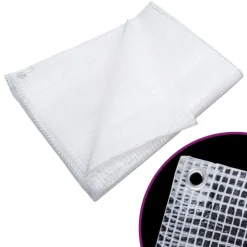 Accessoires De Quincaillerie-vidaXL Bâche de gaze 140 g/m² 2x3 m Blanc