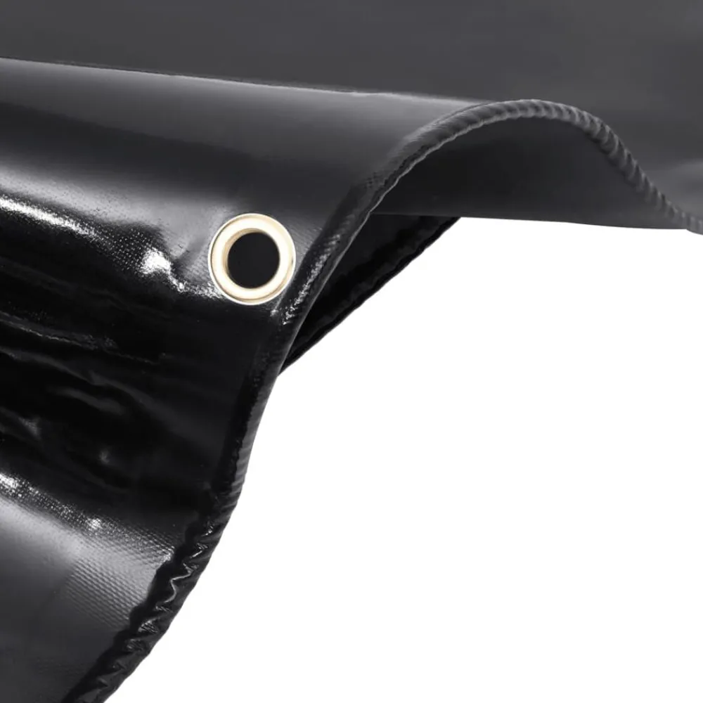 Accessoires De Quincaillerie-vidaXL Bâche de protection 650 g/m² 2x3 m Noir