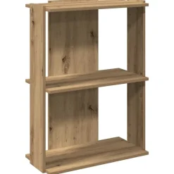 Étagères-vidaXL Bibliothèque à 3 niveaux chêne artisanal 60x30x80 cm chêne artisanal