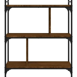 vidaXL Bibliothèque 3 niveaux chêne brun 76x32x88 cm bois d'ingénierie