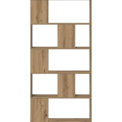 Étagères-vidaXL Bibliothèque 5 niveaux chêne artisanal bois ingénierie Ch&ecirc;ne
