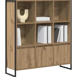 Étagères-vidaXL Bibliothèque 2 pcs Chêne artisan 99,5 x 30 x 108 cm ch&ecirc;ne artisanal
