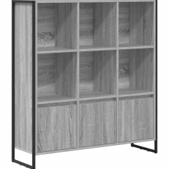 vidaXL Bibliothèque 2 pcs Gris Sonoma 99,5 x 30 x 108 cm