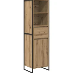 vidaXL Bibliothèque Chêne artisan 43 x 36 x 150.5 cm Bois d'ingénierie