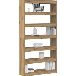 vidaXL Bibliothèque Chêne Artisanal 100 x 30 x 198 cm