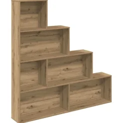 Étagères-vidaXL Bibliothèque chêne artisanal 157x24x160 cm bois d'ingénierie chêne artisanal