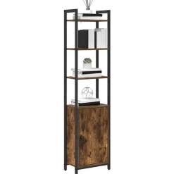 vidaXL Bibliothèque Chêne fumé 40 x 24 x 161 cm Bois d'ingénierie