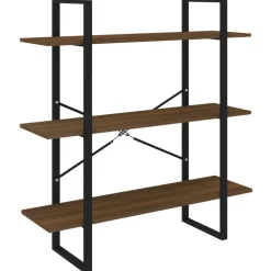 vidaXL Bibliothèque Chêne marron 100x30x105 cm Bois d'ingénierie