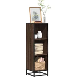 vidaXL Bibliothèque chêne marron 33,5x33x107,5 cm bois d'ingénierie