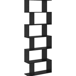Étagères-vidaXL Bibliothèque Chêne noir 70 x 24 x 193,5 cm Bois d'ingénierie Ch&ecirc;ne noir